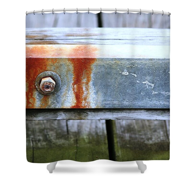 Patina Shower Curtain featuring the photograph Rust by David S Reynolds