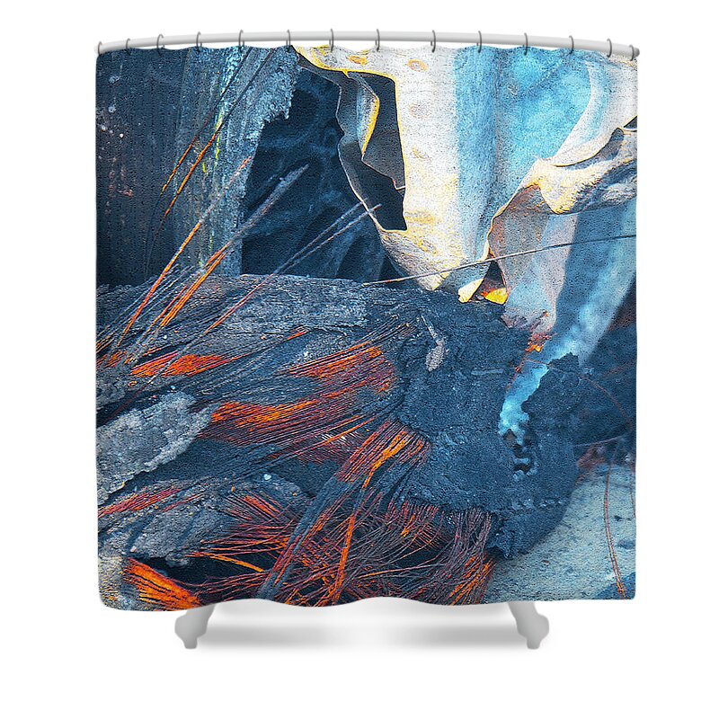 Rust Scapes #10 Shower Curtain featuring the photograph Rust Scapes #10 by Jessica Levant