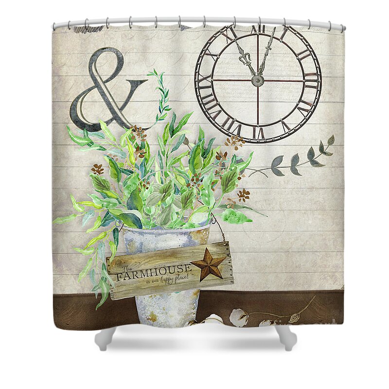 Rustic Farmhouse Our Happy Place Throw Pillow by Audrey Jeanne Roberts -  Fine Art America
