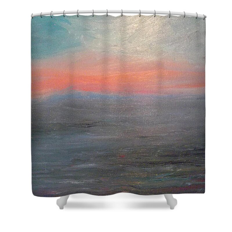 Sea Shower Curtain featuring the painting Sail Away by Susan Esbensen