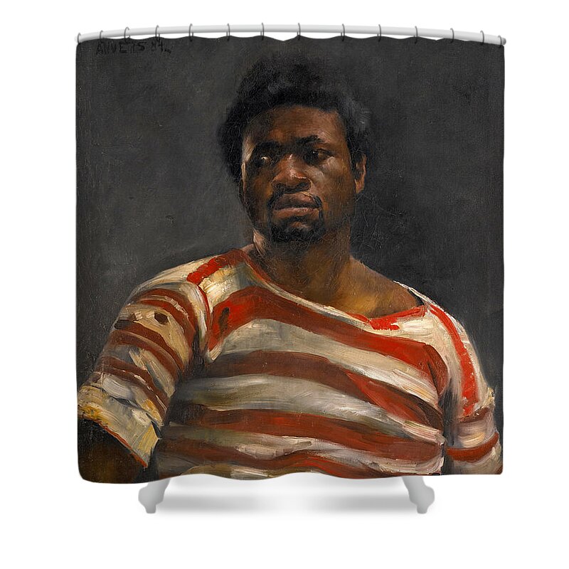 Lovis Corinth Shower Curtain featuring the painting Sailor by Lovis Corinth