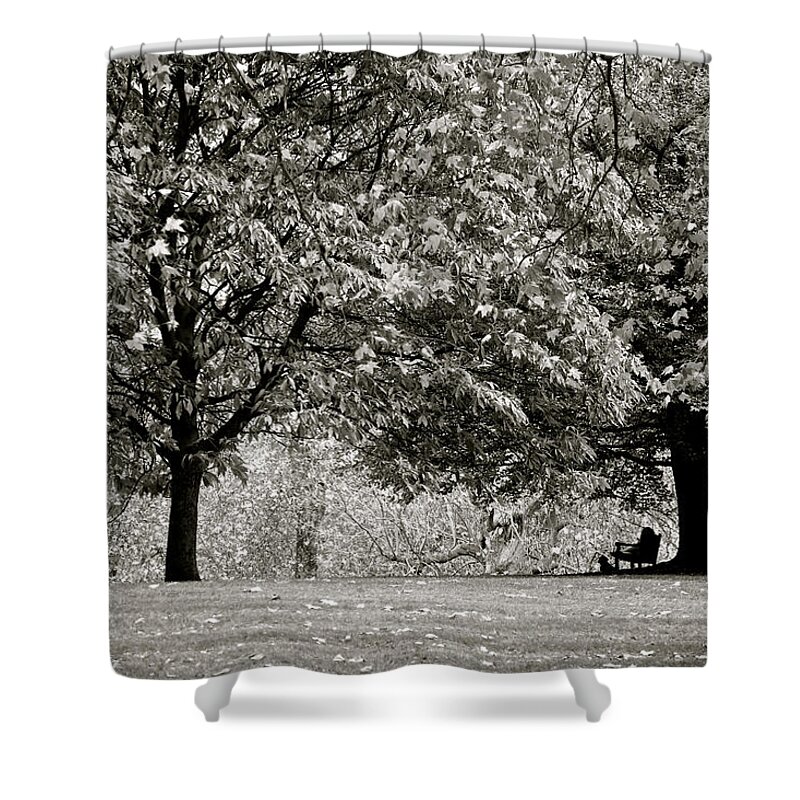 St. James Park Shower Curtain featuring the photograph Saint James Repose by John Meader