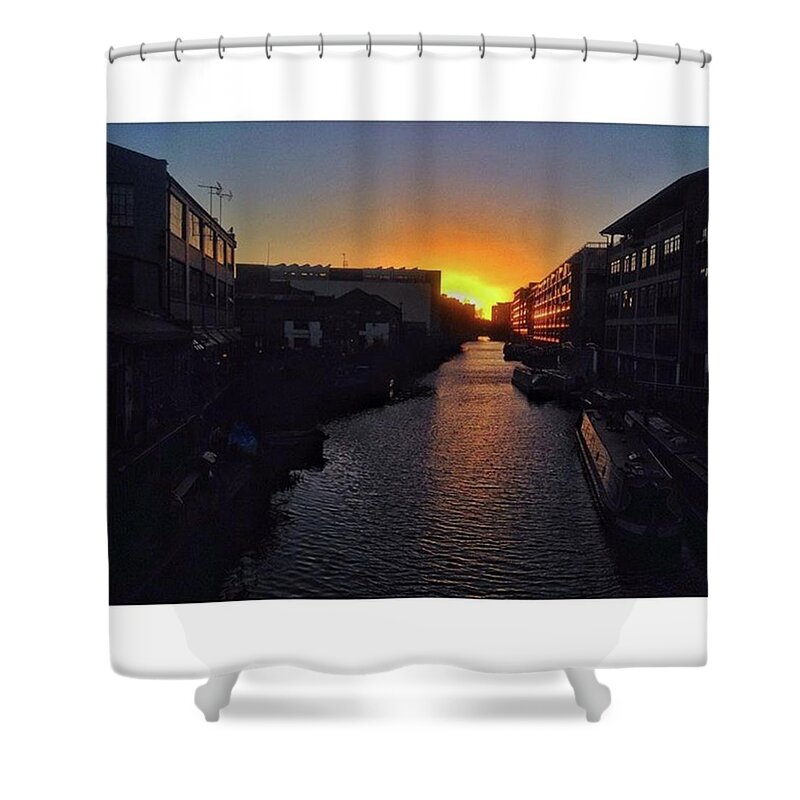 Bridge Shower Curtain featuring the photograph Same Sunset, New Point Of by Tai Lacroix