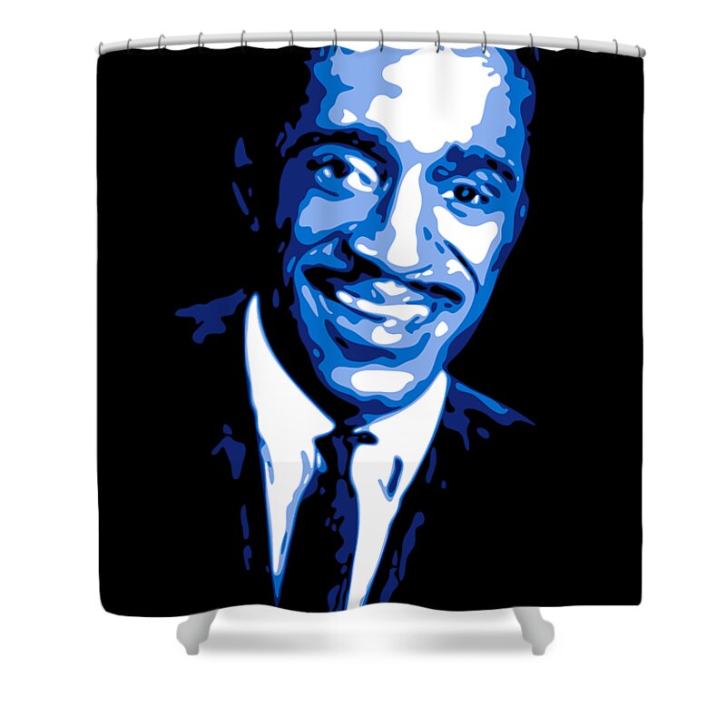 Sammy Davis Jr. Shower Curtain featuring the digital art Sammy Davis by DB Artist