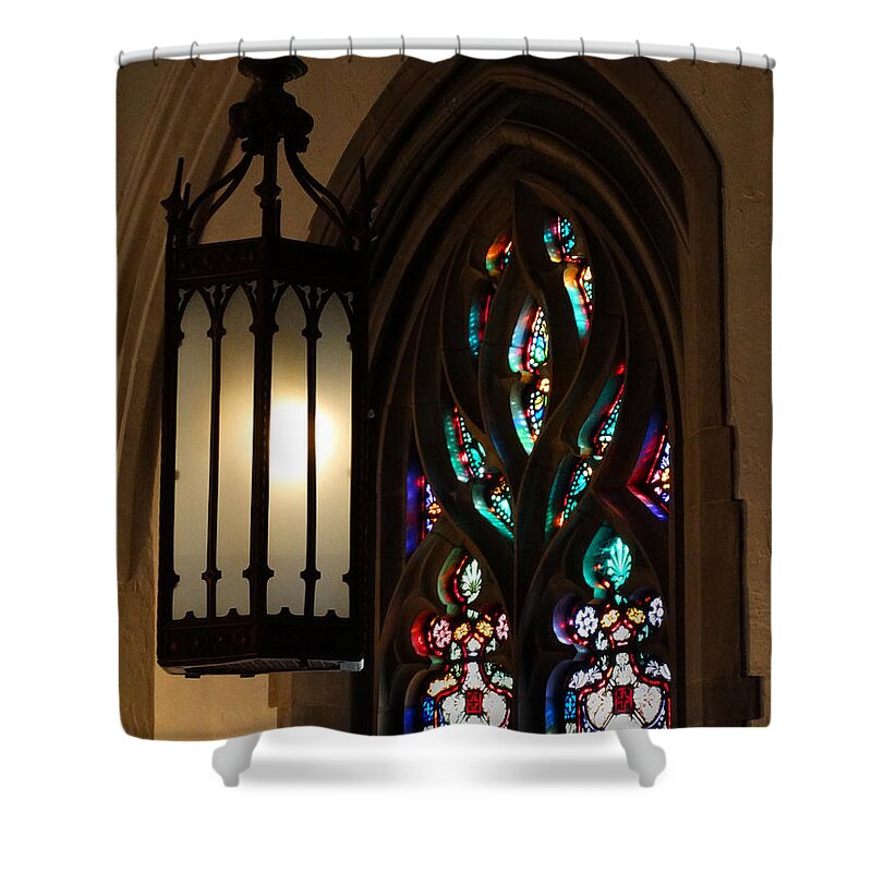 Light Shower Curtain featuring the photograph Sanctuary Lighting by David T Wilkinson
