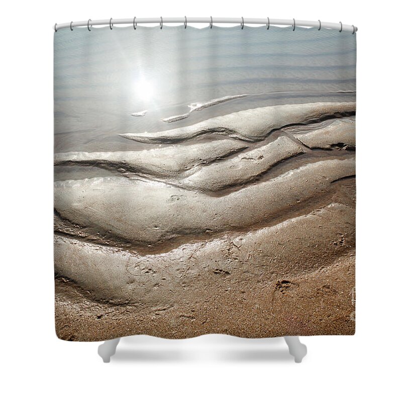 Florida Shower Curtain featuring the photograph Sand Art No. 13 by Todd Blanchard