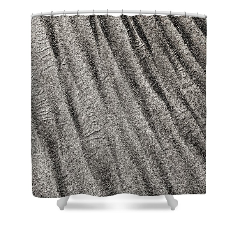  Shower Curtain featuring the digital art Sand Waves by Julian Perry