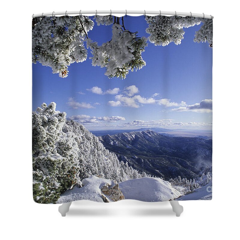 Sandia Mountain Wilderness Area Shower Curtain featuring the photograph Sandia Mountain Wilderness- New Mexico by Kevin Shields