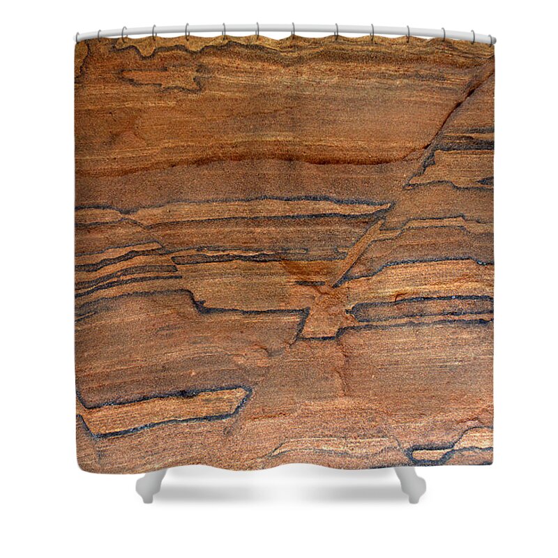 Sandstone Shower Curtain featuring the photograph Sandstone Art I by Farol Tomson