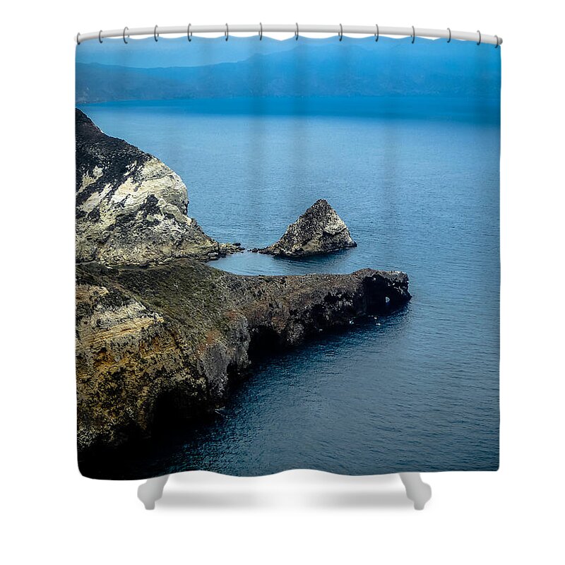 California Shower Curtain featuring the photograph Santa Cruz Coastal View by Pamela Newcomb