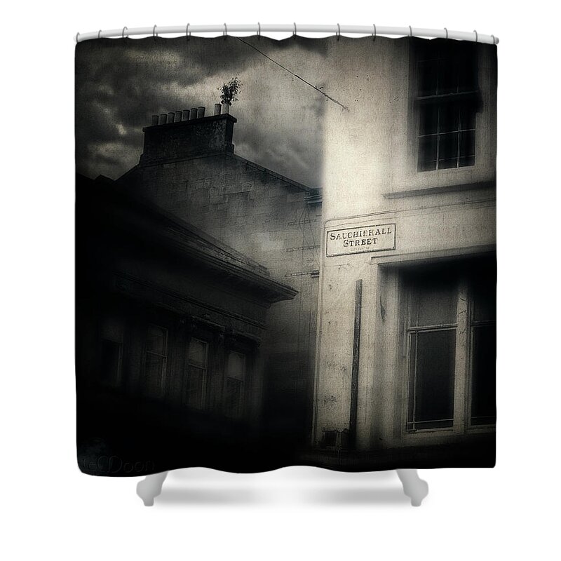 Glasgow Shower Curtain featuring the photograph Sauchiehall Street by Cybele Moon