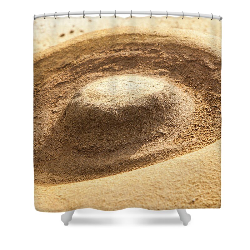 Sand Shower Curtain featuring the photograph Sculpted sands 3 by Jason Hughes
