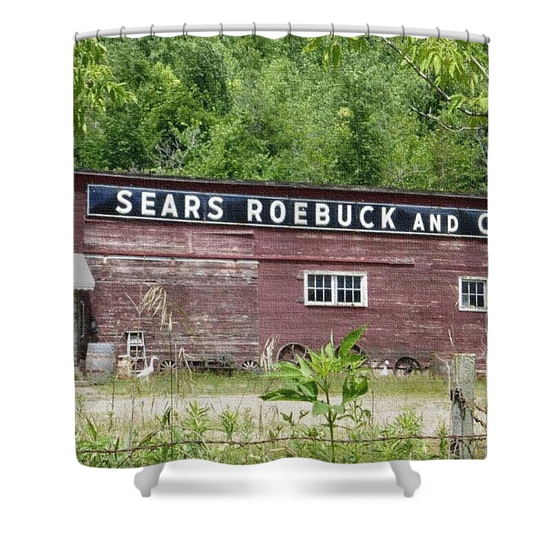 Photography Shower Curtain featuring the photograph Sears Roebuck and Co. by Kathie Chicoine