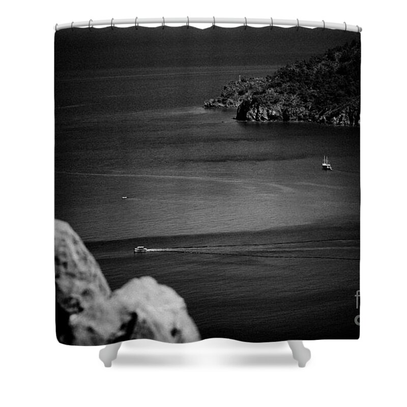 Water Shower Curtain featuring the photograph Seascape Turkey Artmif by Raimond Klavins