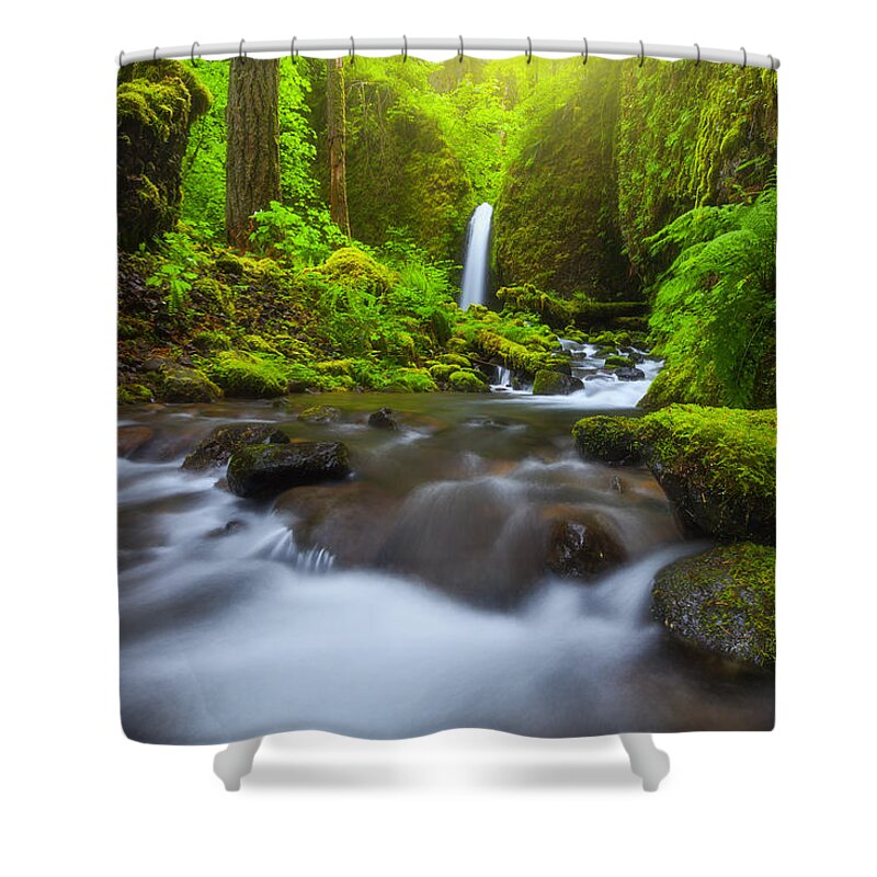 Oregon Shower Curtain featuring the photograph Seclusion by Darren White
