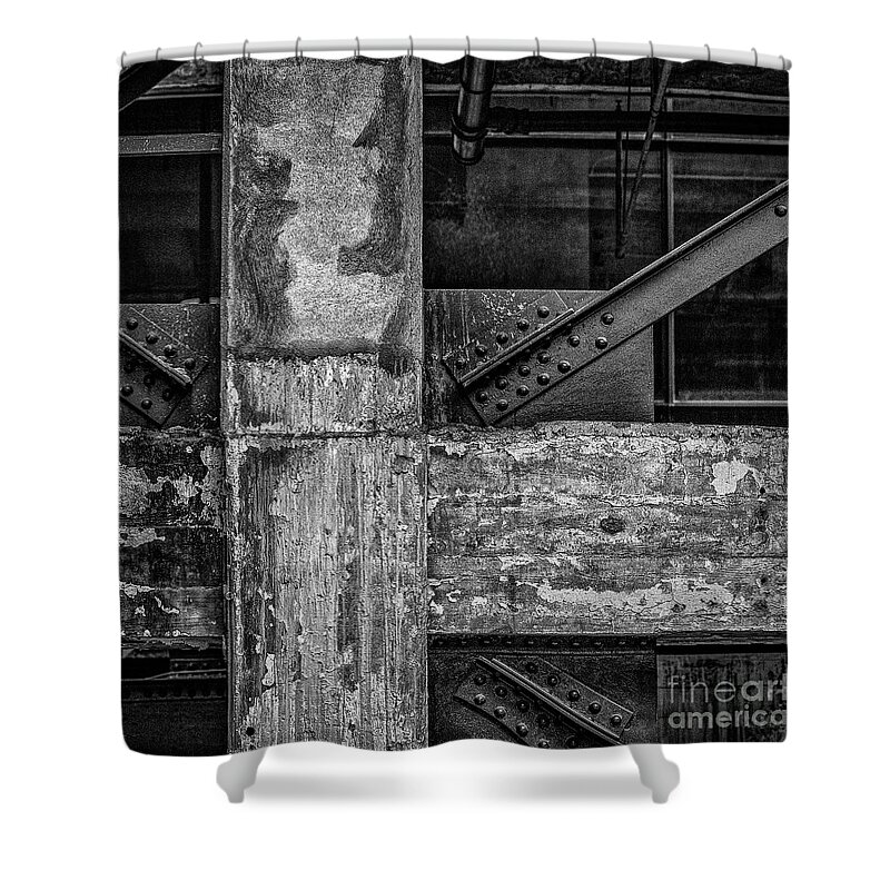 Atlanta Shower Curtain featuring the photograph Securely Fastened by Doug Sturgess