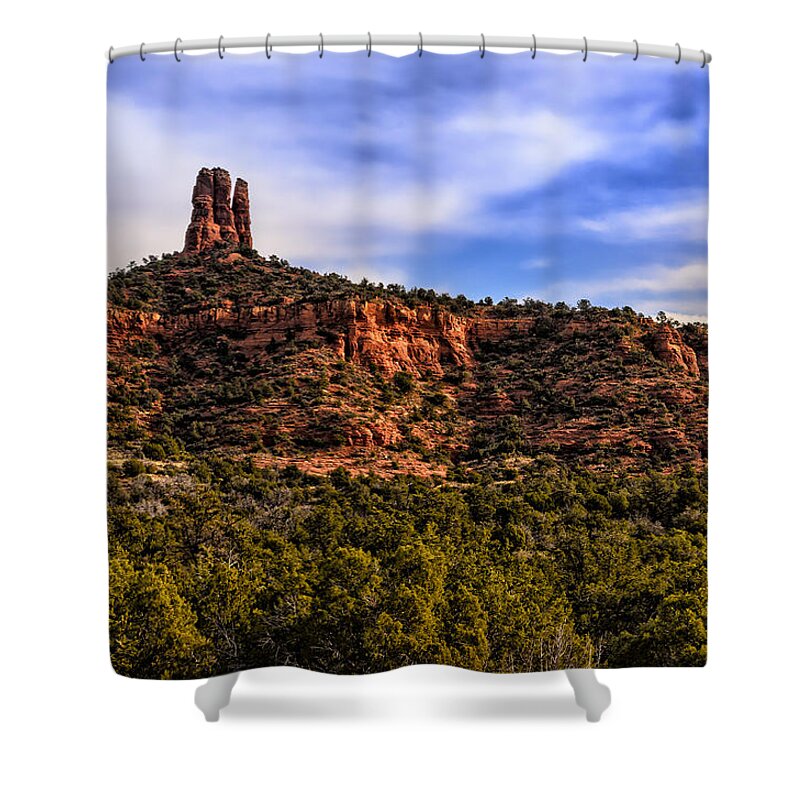 Arizona Shower Curtain featuring the photograph Sedona Morning 21 by Mark Myhaver