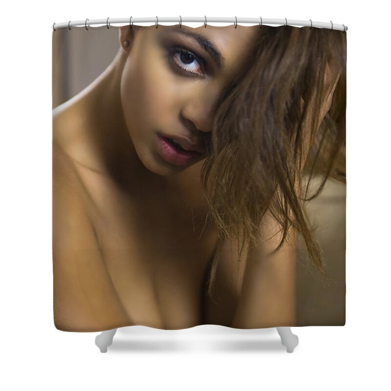  Shower Curtain featuring the photograph Seduction by simplicity by Stephen Vann