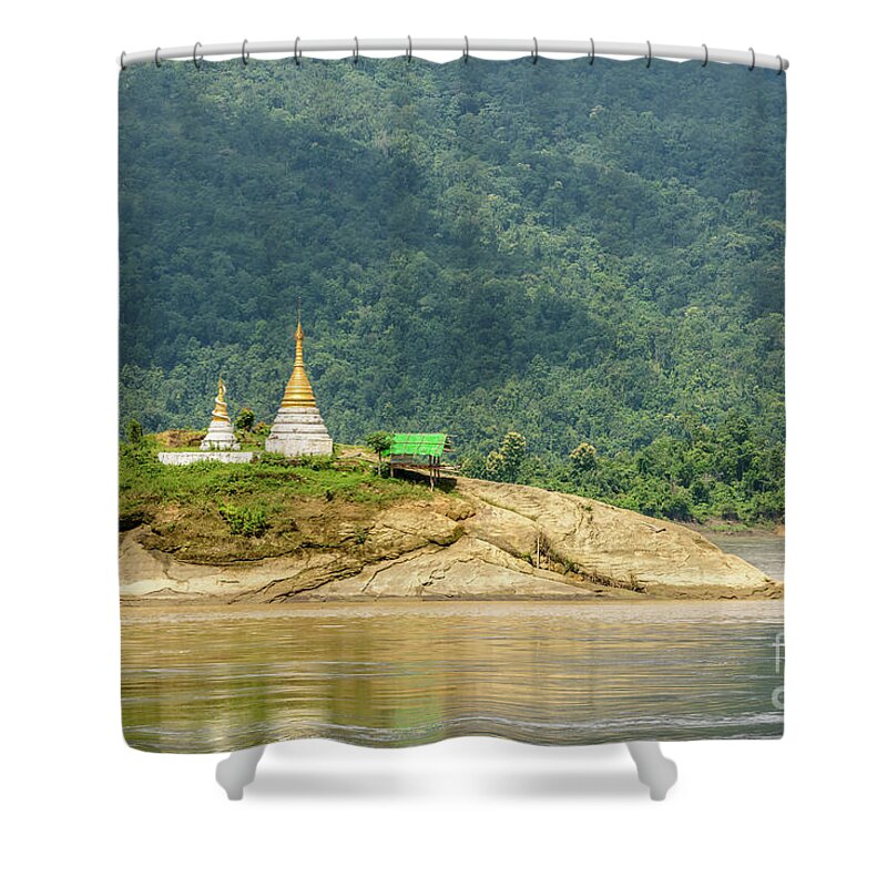 Myanmar Shower Curtain featuring the photograph September by Werner Padarin
