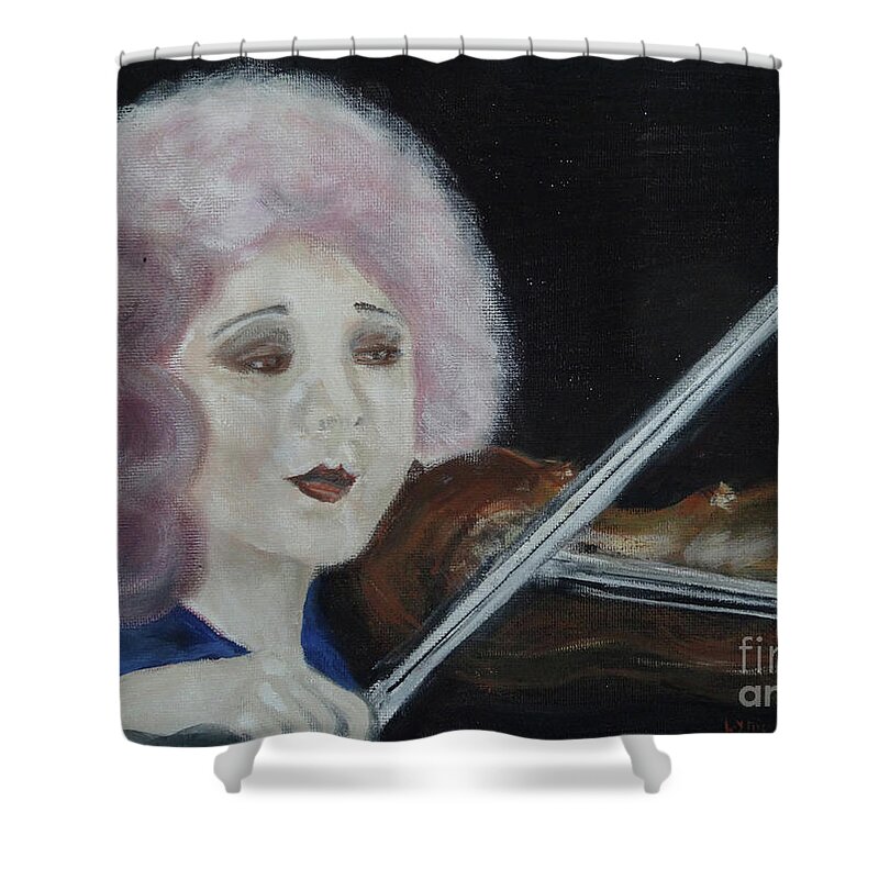 Impressionism Shower Curtain featuring the painting Serenade by Lyric Lucas