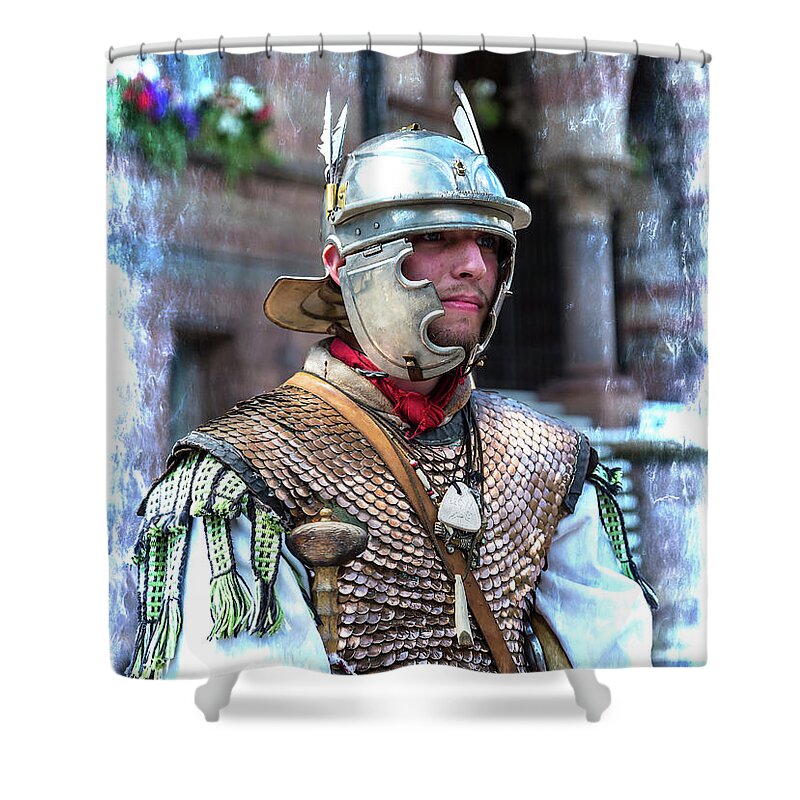 Architecture Shower Curtain featuring the photograph Serving the Emperor in Rome by Brenda Kean