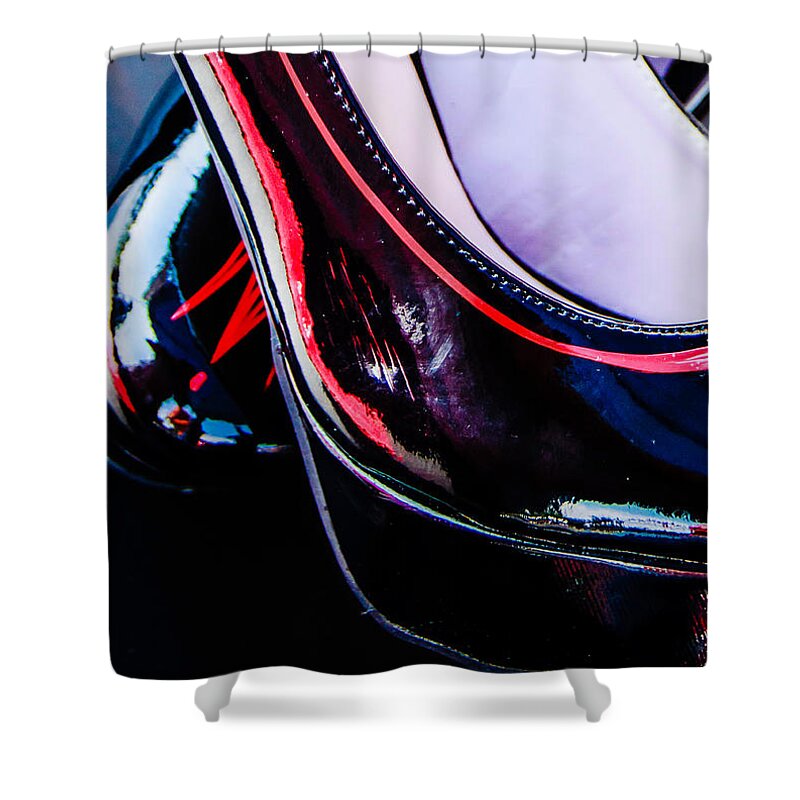 Abstract Shower Curtain featuring the photograph Sexy in Heels by Michael Nowotny