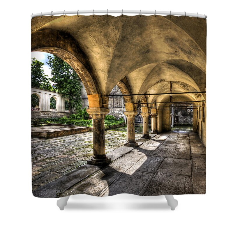 Armenian Shower Curtain featuring the photograph Shadow of the Day by Evelina Kremsdorf