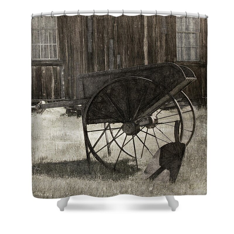 Abandoned Shower Curtain featuring the photograph Shadows of Time by Lana Trussell