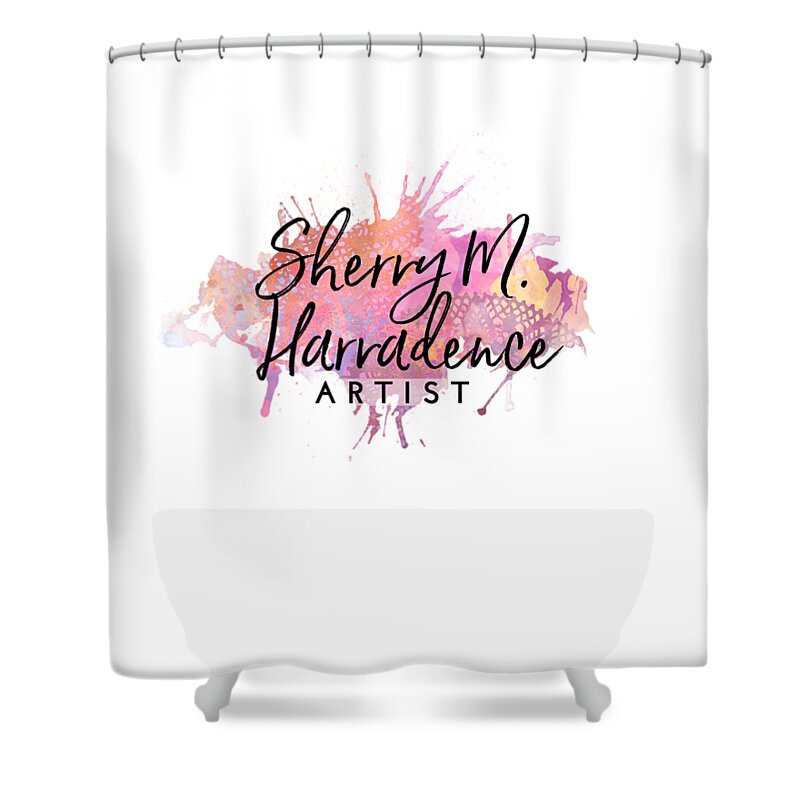 Sherry Harradence Artist Shower Curtain featuring the painting Sherry Harradence Artist by Sherry Harradence