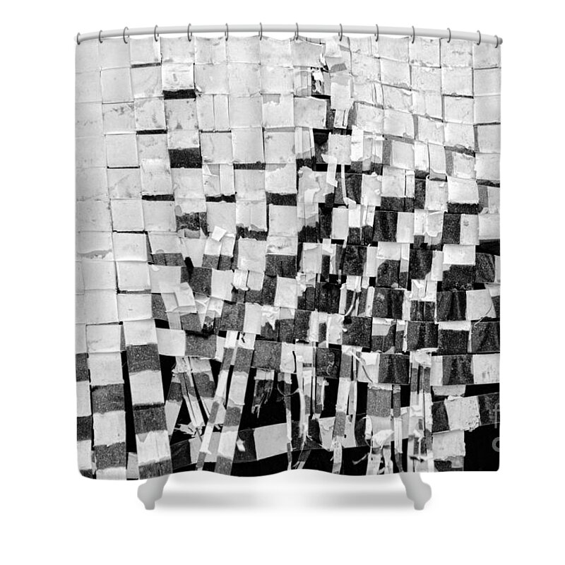 Abstract Shower Curtain featuring the photograph She's Come Undone by Marilyn Cornwell