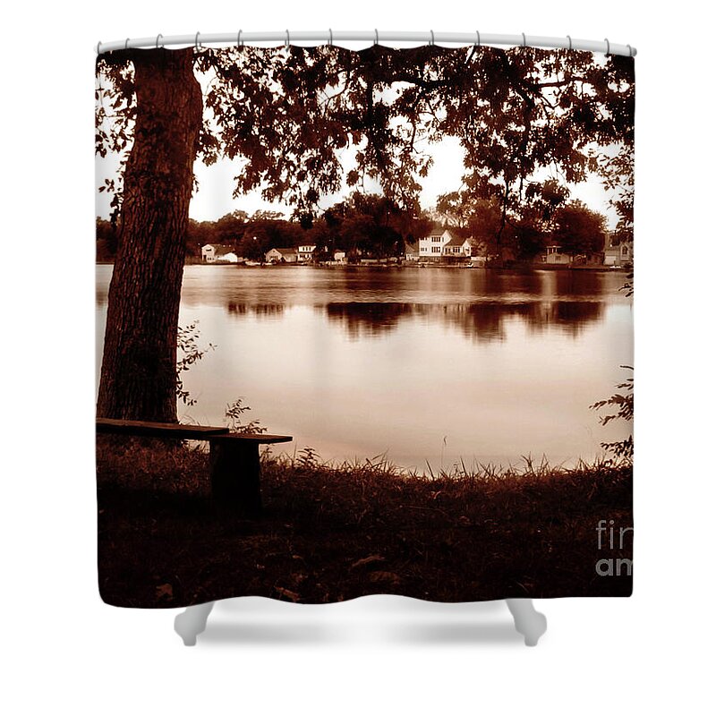 Sepia Shower Curtain featuring the photograph Shhh by September Stone