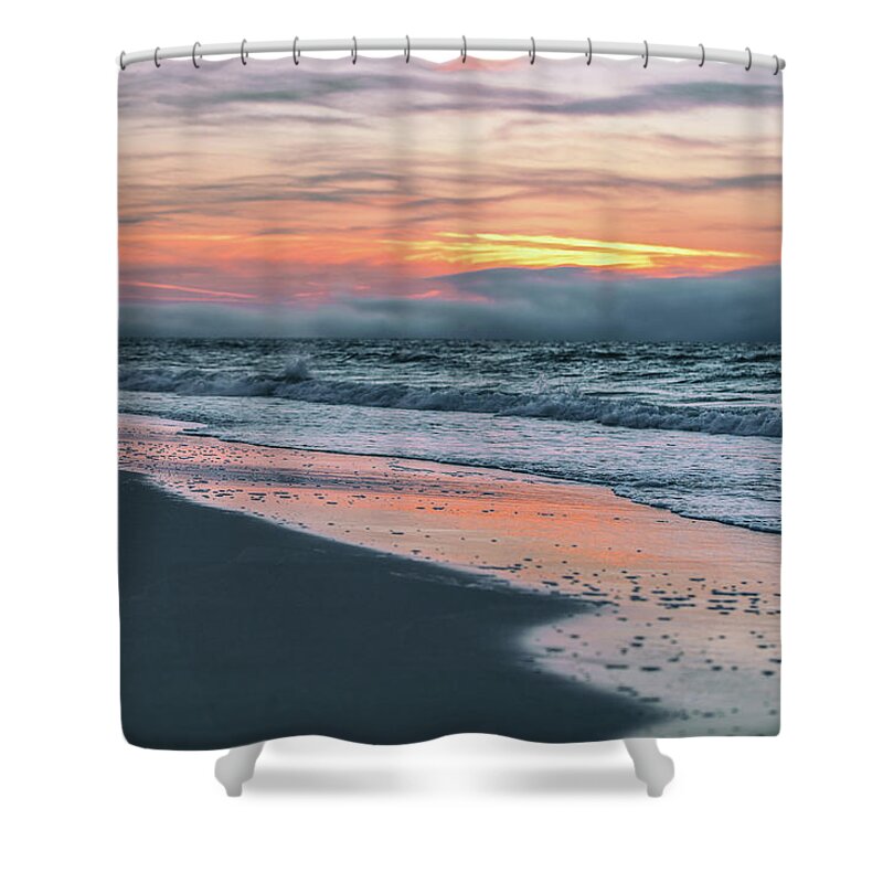 Alabama Shower Curtain featuring the photograph Shine on me Beach Sunrise by John McGraw