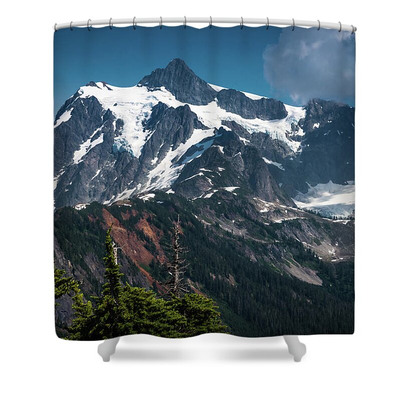 Mountain Shower Curtain featuring the photograph Shuksan Beauty by Chris McKenna