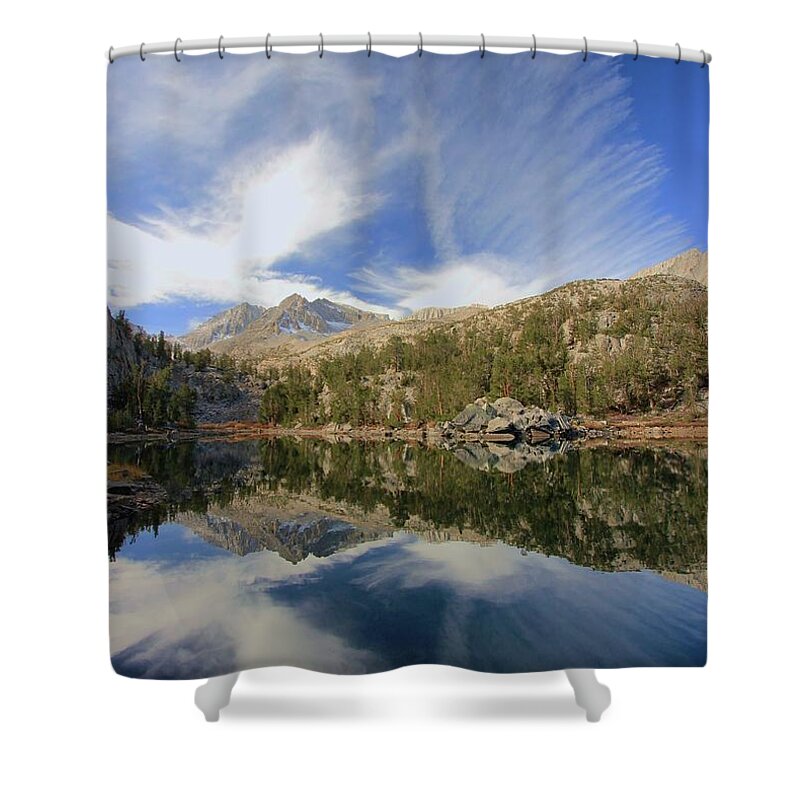 Sierra Nevada Shower Curtain featuring the photograph Sierra Angel by Sean Sarsfield