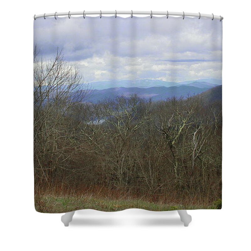 Nantahala National Forest Shower Curtain featuring the photograph Silers Bald 2015c by Cathy Lindsey