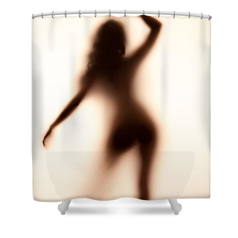 Silhouette Shower Curtain featuring the photograph Silhouette 117 by Michael Fryd