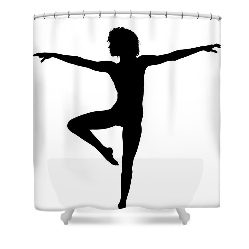Silhouette Shower Curtain featuring the photograph Silhouette 24 by Michael Fryd