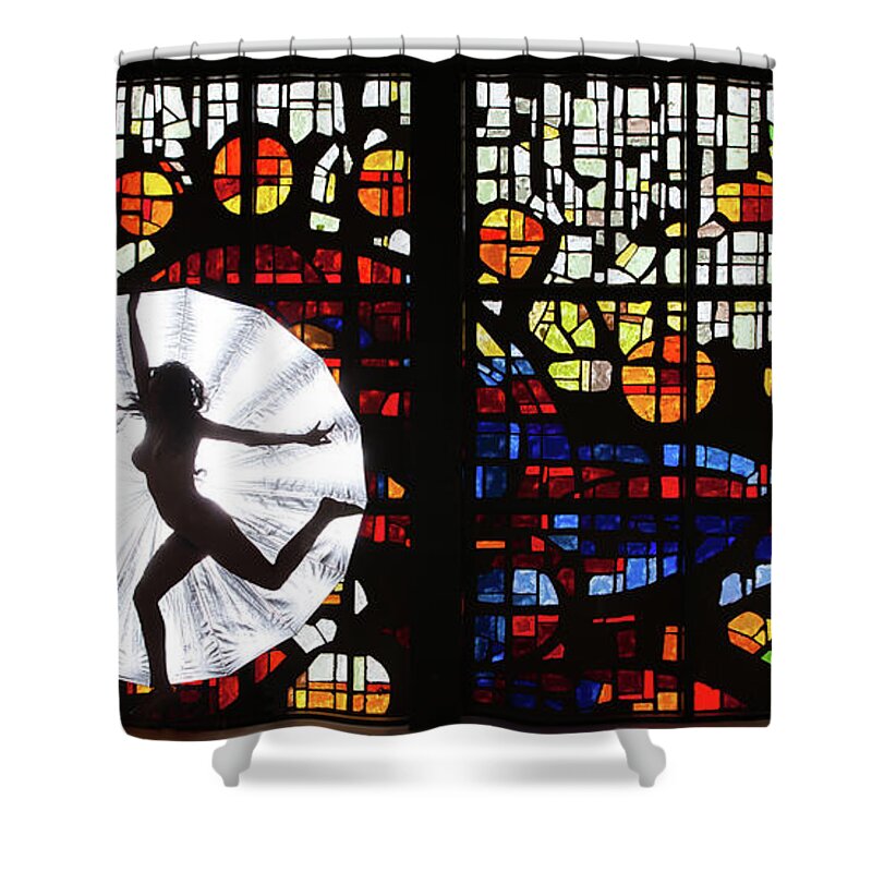 Silhouettes Shower Curtain featuring the photograph Silhouette 321 PG by Michael Fryd