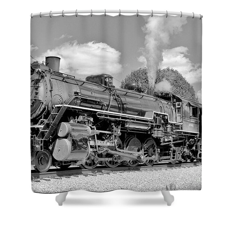 Silver 4501 Shower Curtain featuring the photograph Silver 4501 by Geraldine DeBoer