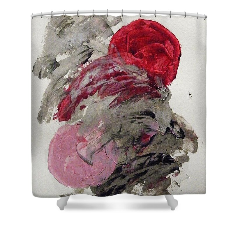 Silver Wave With Beach Toys Shower Curtain featuring the painting Silver Wave with Beach Toys by John Williams