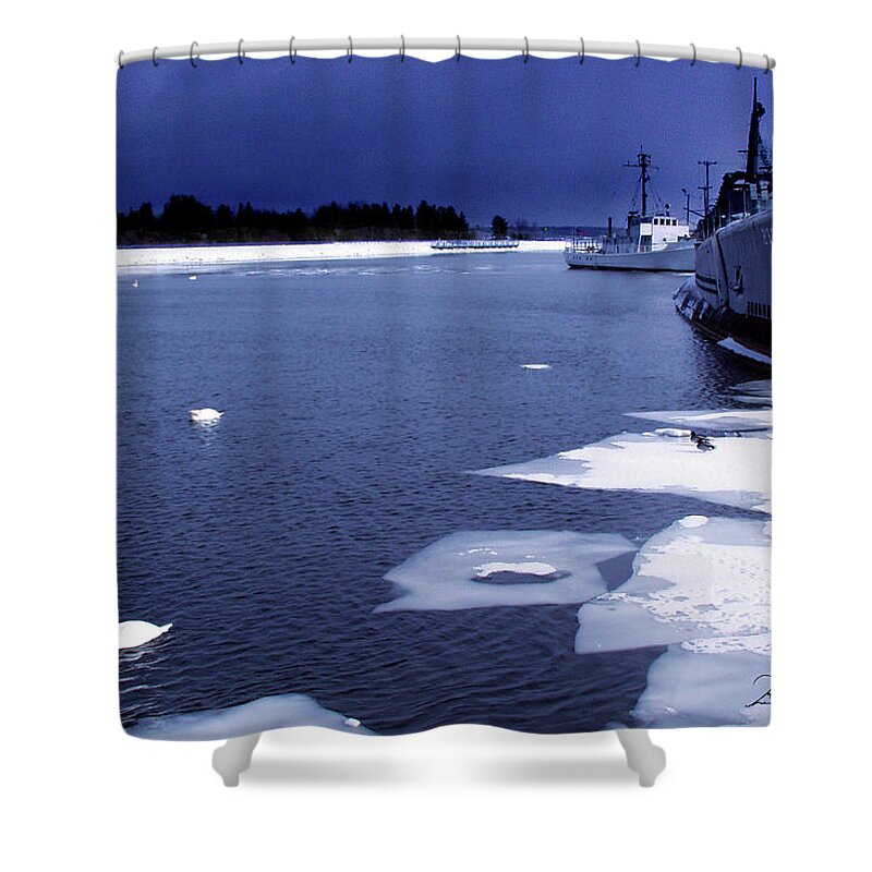 Color Shower Curtain featuring the photograph Silversides Winter by Frederic A Reinecke