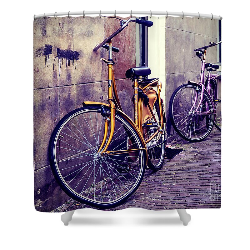 Bike Shower Curtain featuring the photograph Simple mobility by Daniel Heine