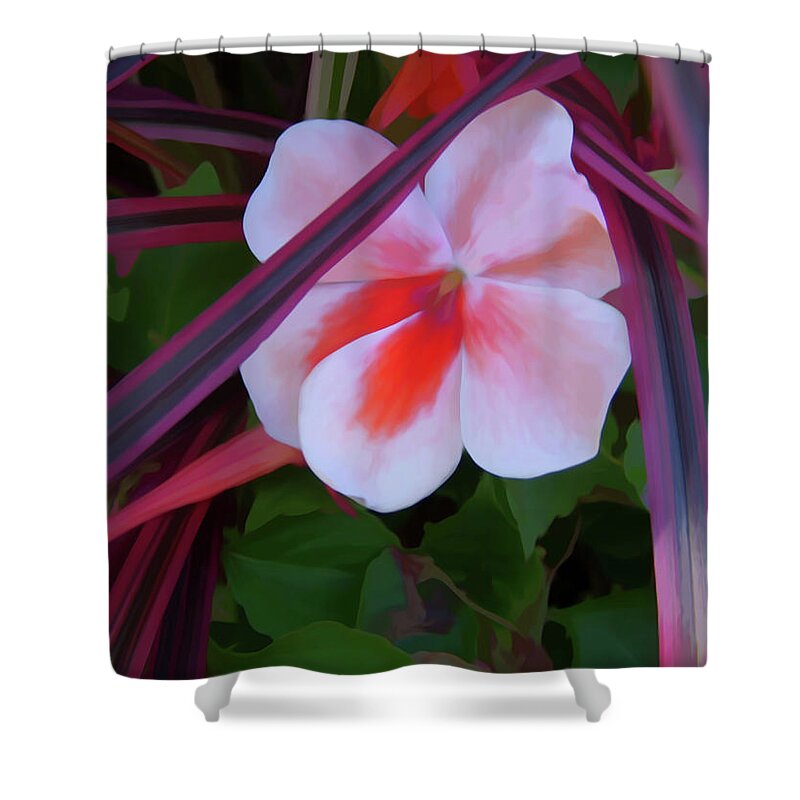 Flower Shower Curtain featuring the photograph Simply Soft Peaceful by Aimee L Maher ALM GALLERY