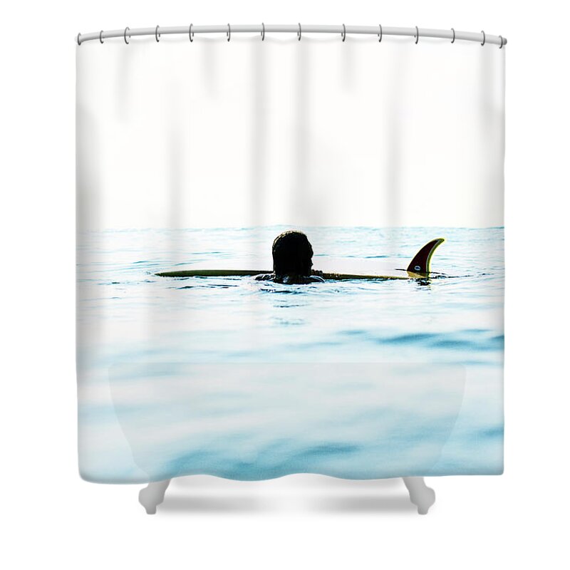Surfing Shower Curtain featuring the photograph Single by Nik West