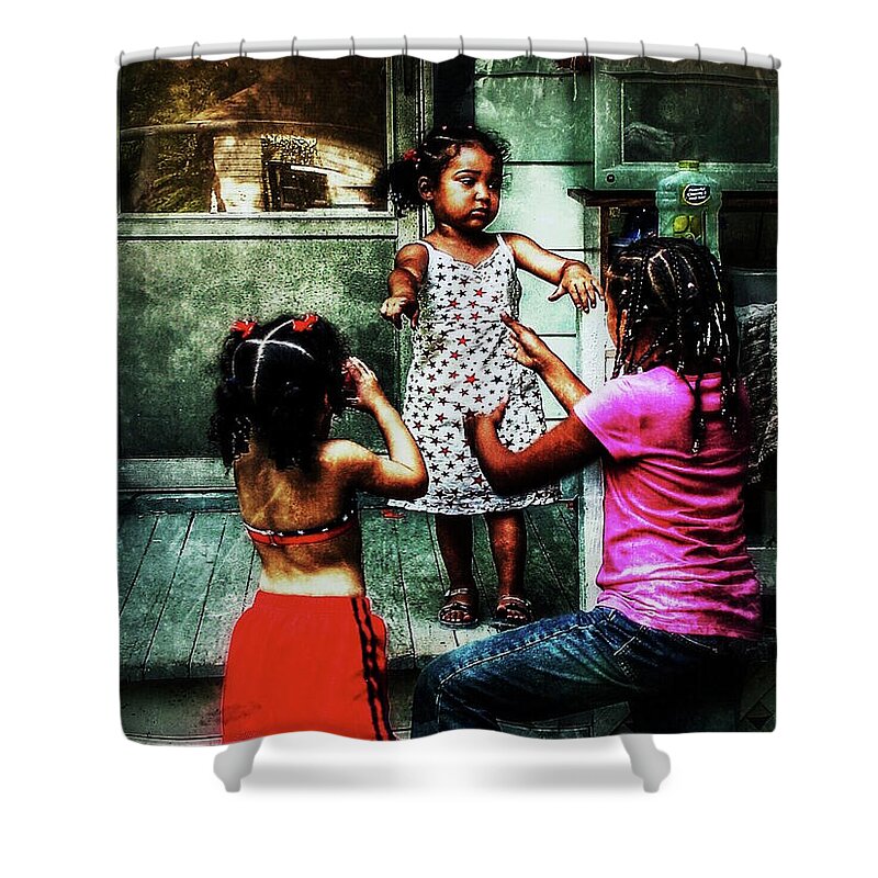 Sisters Shower Curtain featuring the photograph Sisters by Al Harden