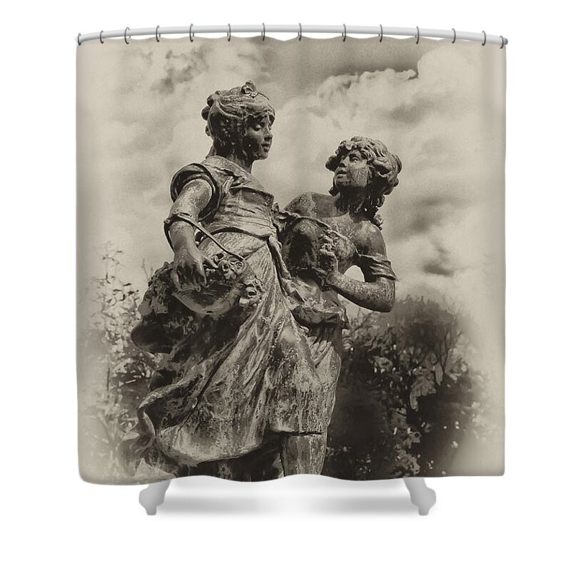 Sisters Shower Curtain featuring the photograph Sisters by Bill Cannon