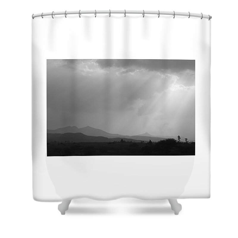 Blessings Shower Curtain featuring the photograph SKC 4928 Blessings are Showering by Sunil Kapadia