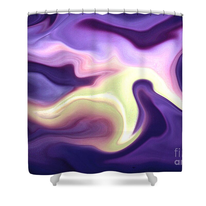 Digital Art Shower Curtain featuring the photograph Sky Ghost by Norman Andrus