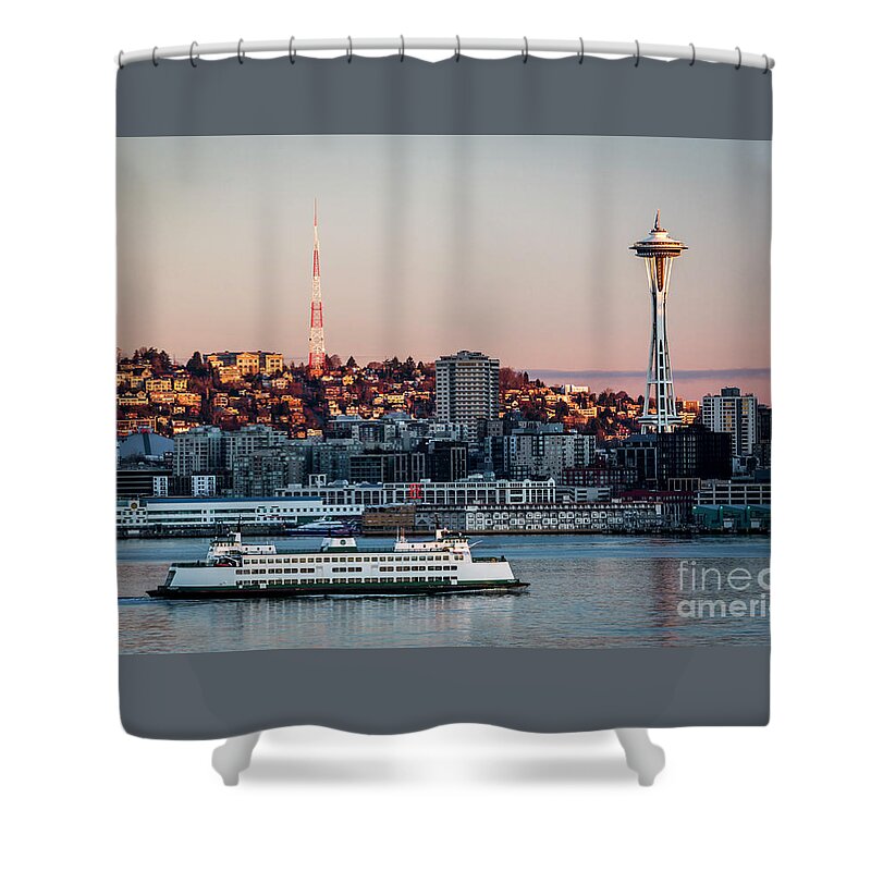 Cityscapes Shower Curtain featuring the photograph Space Needle.Seattle,Washington by Sal Ahmed
