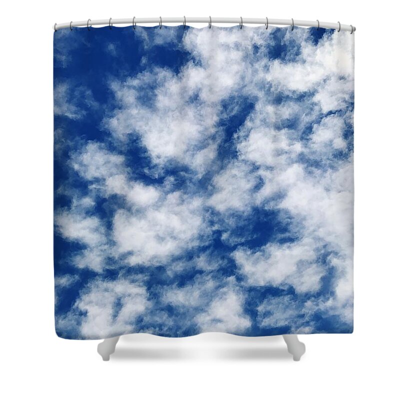 Sky Shower Curtain featuring the photograph Sky Paint by Brad Hodges